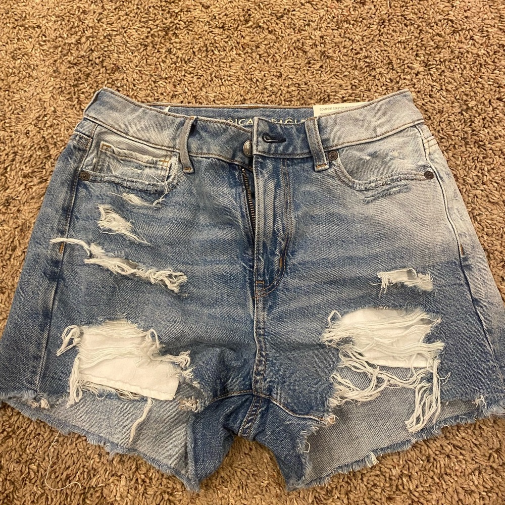 american eagle mom shorts